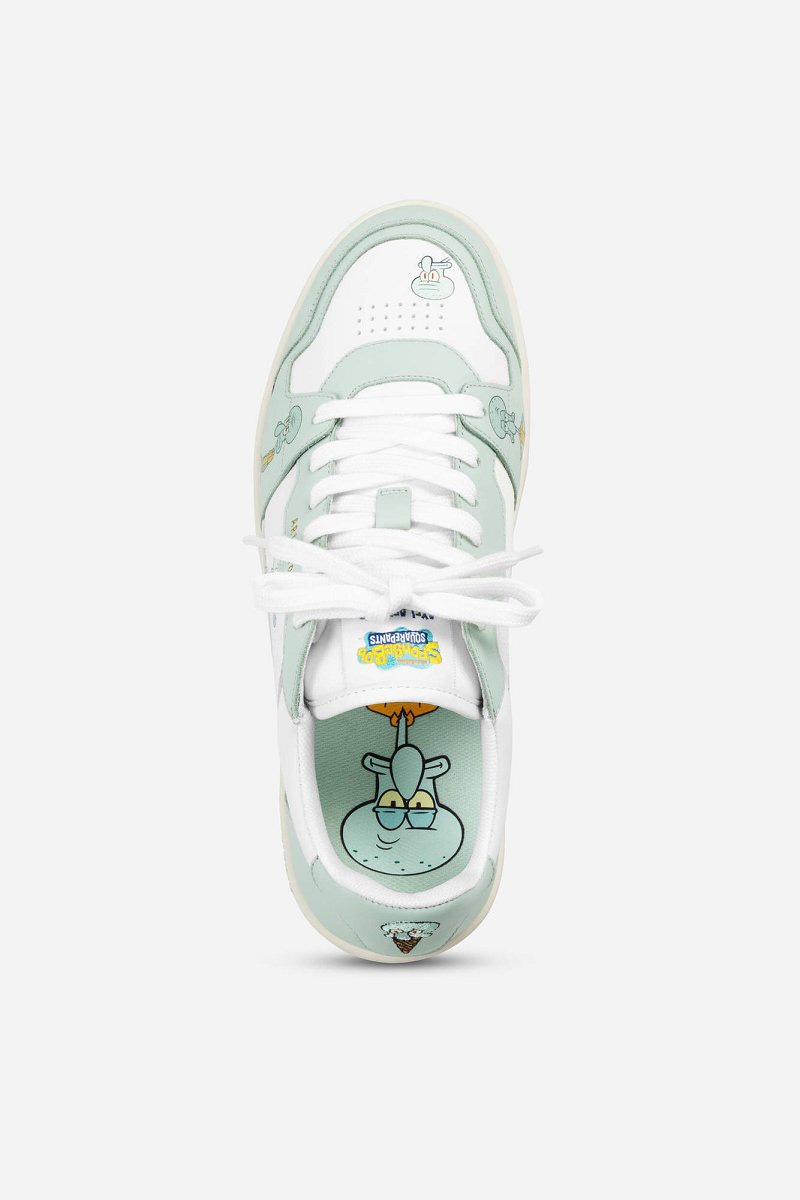 Basket Axel Arigato X SQUIDWARD DICE LO Blanche Vert Homme | VYR-15284663